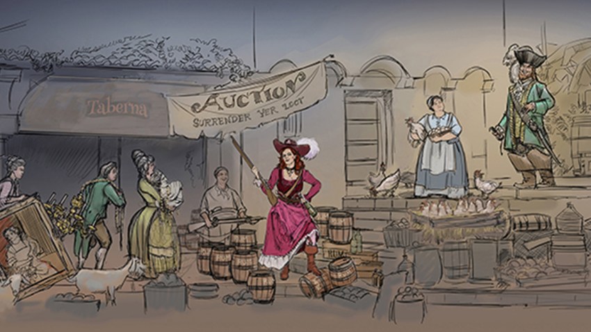 Disney New Pirates Ride Rendering
