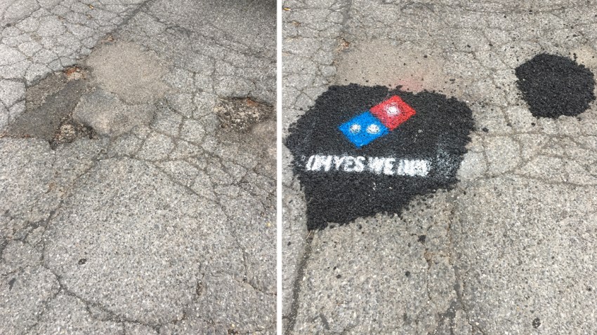 Dominos Pothole Milford Delaware