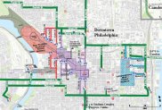 Downtown Philadelphia Pope Map Papal Mass Pope Zone