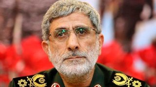 This undated photo released by the official website of the office of the Iranian supreme leader, shows Maj. Gen. Esmail Ghaani. Supreme Leader Ayatollah Ali Khamenei later on Friday appointed Qassem Soleimani’s deputy, Maj. Gen. Esmail Ghaani as the new commander of the Revolutionary Guard’s Quds Force. Soleimani was killed in the U.S. airstrike in Iraq.