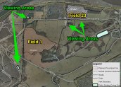 Fire Locations and Viewing Area Map Valley Forge