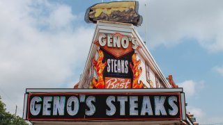 Geno's Steak sign