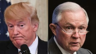 Donald Trump and Jeff Sessions