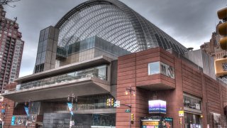 Entrance to the Kimmel Center in Philadelphia, Pa.