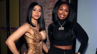Star Brim and Cardi B atten d Missy Elliot's VMAs after party