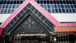 Abandoned Trump Plaza building in Atlantic City