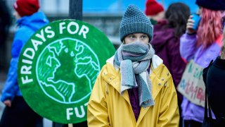 Swedish environmental activist Greta Thunberg