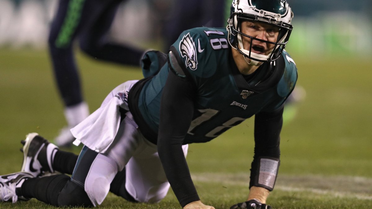 Philadelphia Eagles QB Josh McCown played playoff game with