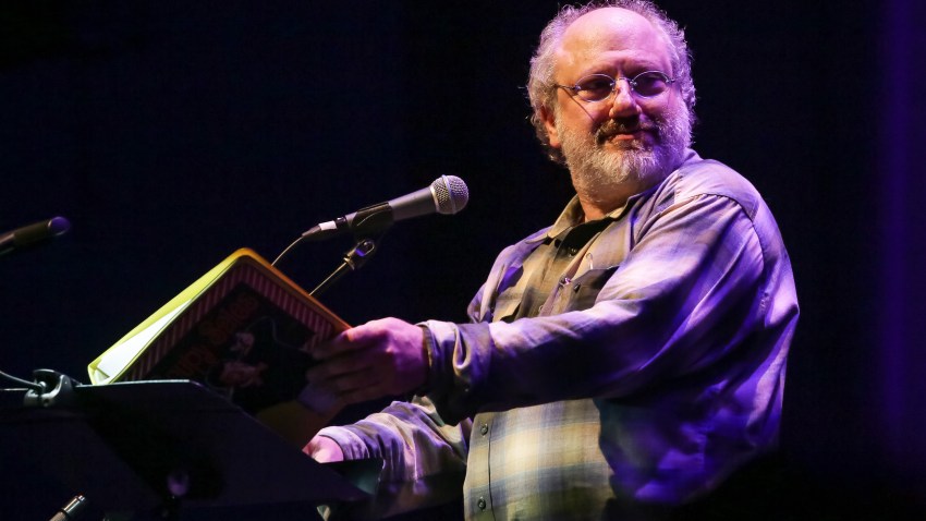 Hal Willner performs at a celebration of the 60th anniversary of Allen Ginsberg's Howl