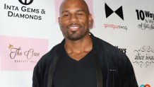 Pro Wrestler Shad Gaspard attends the book release party for Kris Wolfe's "10 Ways To Win A Girl's Heart" at The One Banquet Hall on November 19, 2015 in Los Angeles, California.