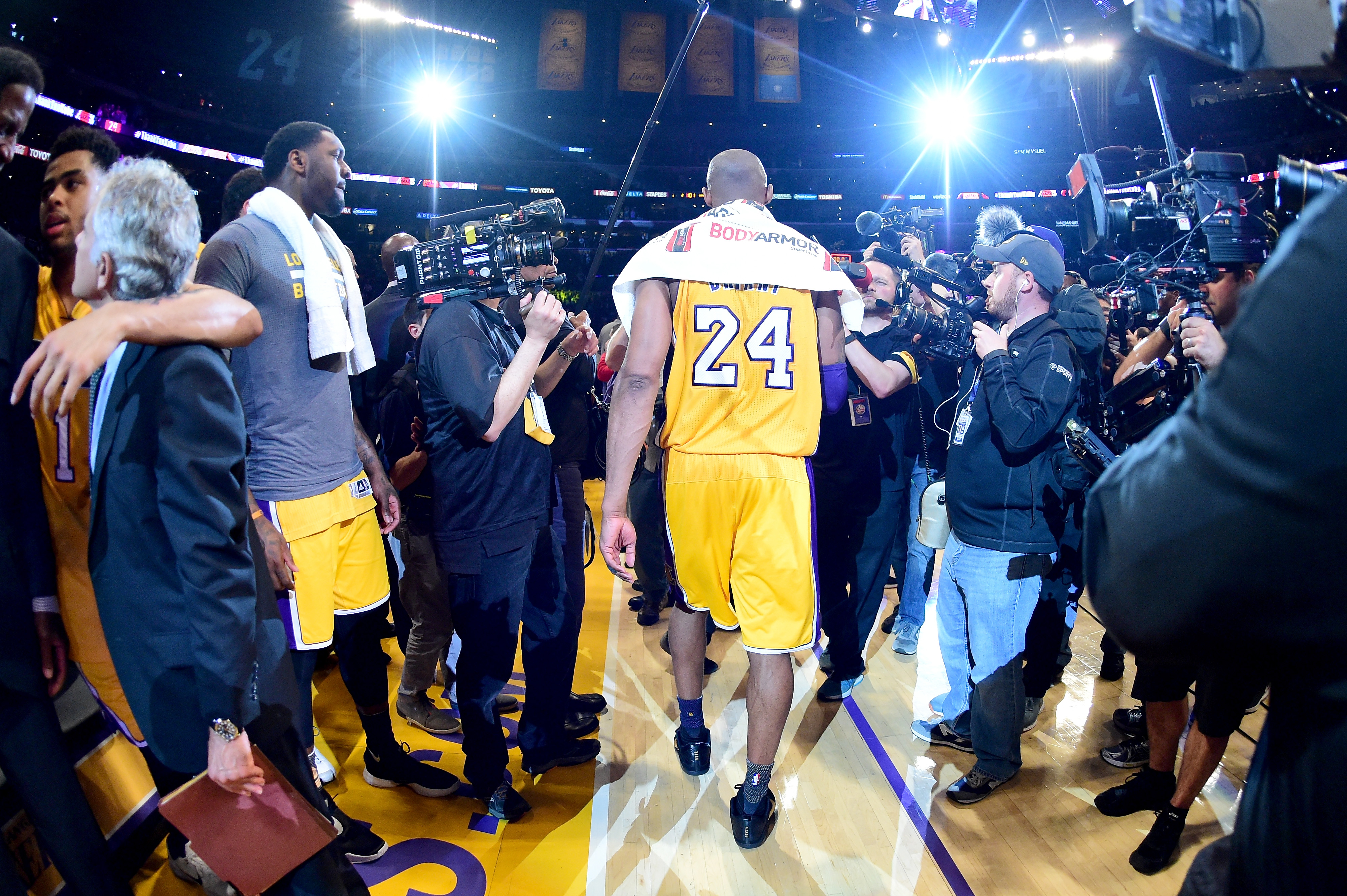 Remembering Kobe: Joel Embiid scores 24 in uniform No. 24 for