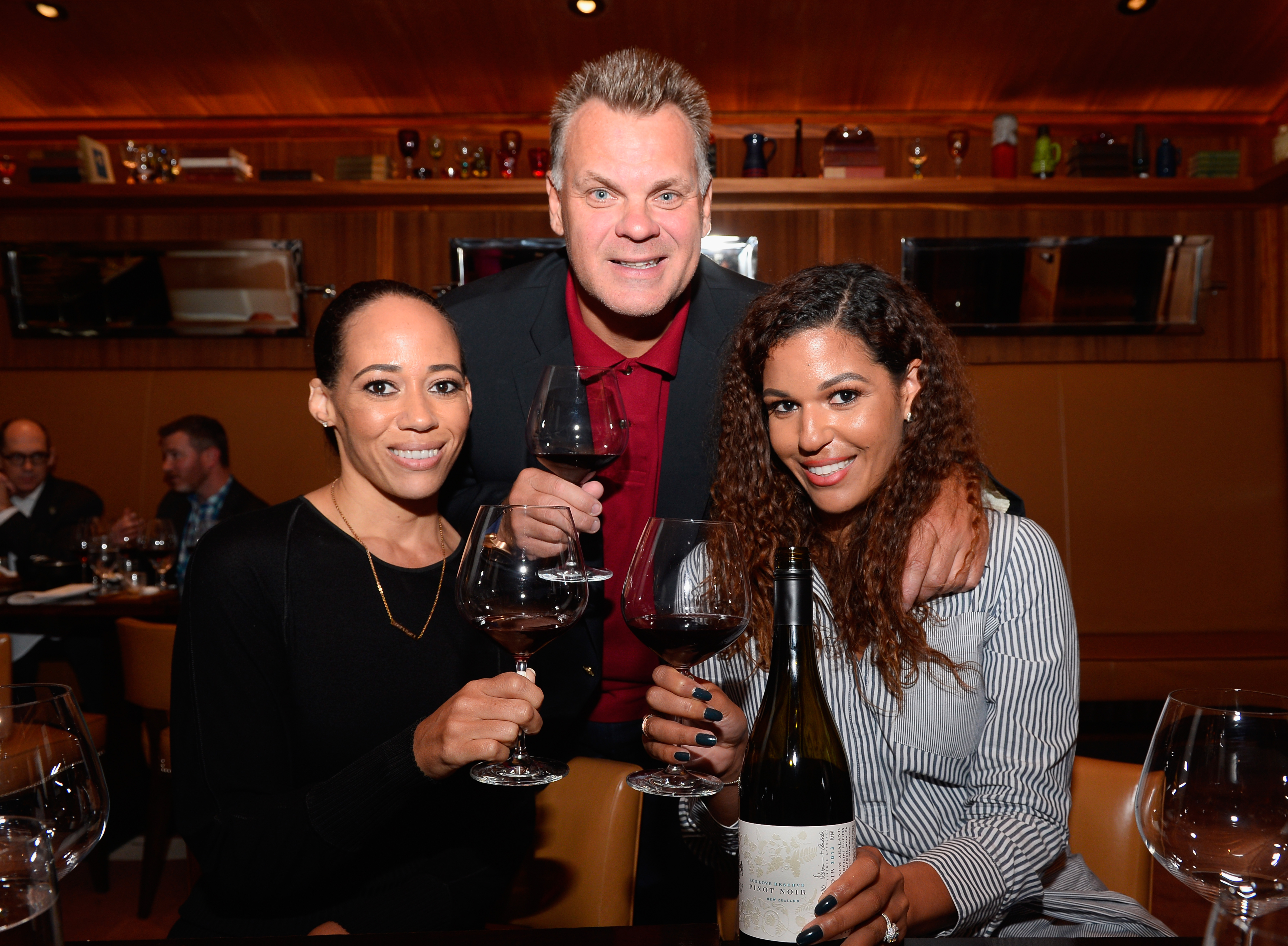 (L-R) McBride Sisters Wine Co-Owner Robin McBride, chef Francois Payard and McBride Sisters Wine Co-Owner Andrea McBride
