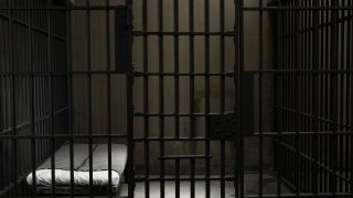 empty prison cell