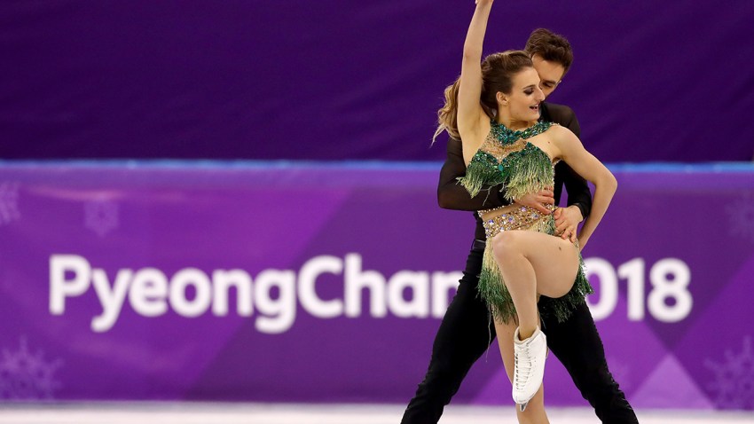 French Ice Dancer Responds To Disaster Wardrobe Malfunction