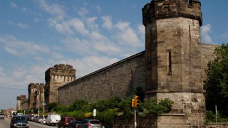 Exterior of Eastern State Penitentiary.