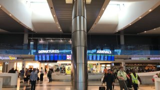 View of Philadelphia International Airport on June 1, 2018, in Philadelphia, Pennsylvania