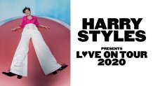 A flyer for the Harry Styles Love on Tour.