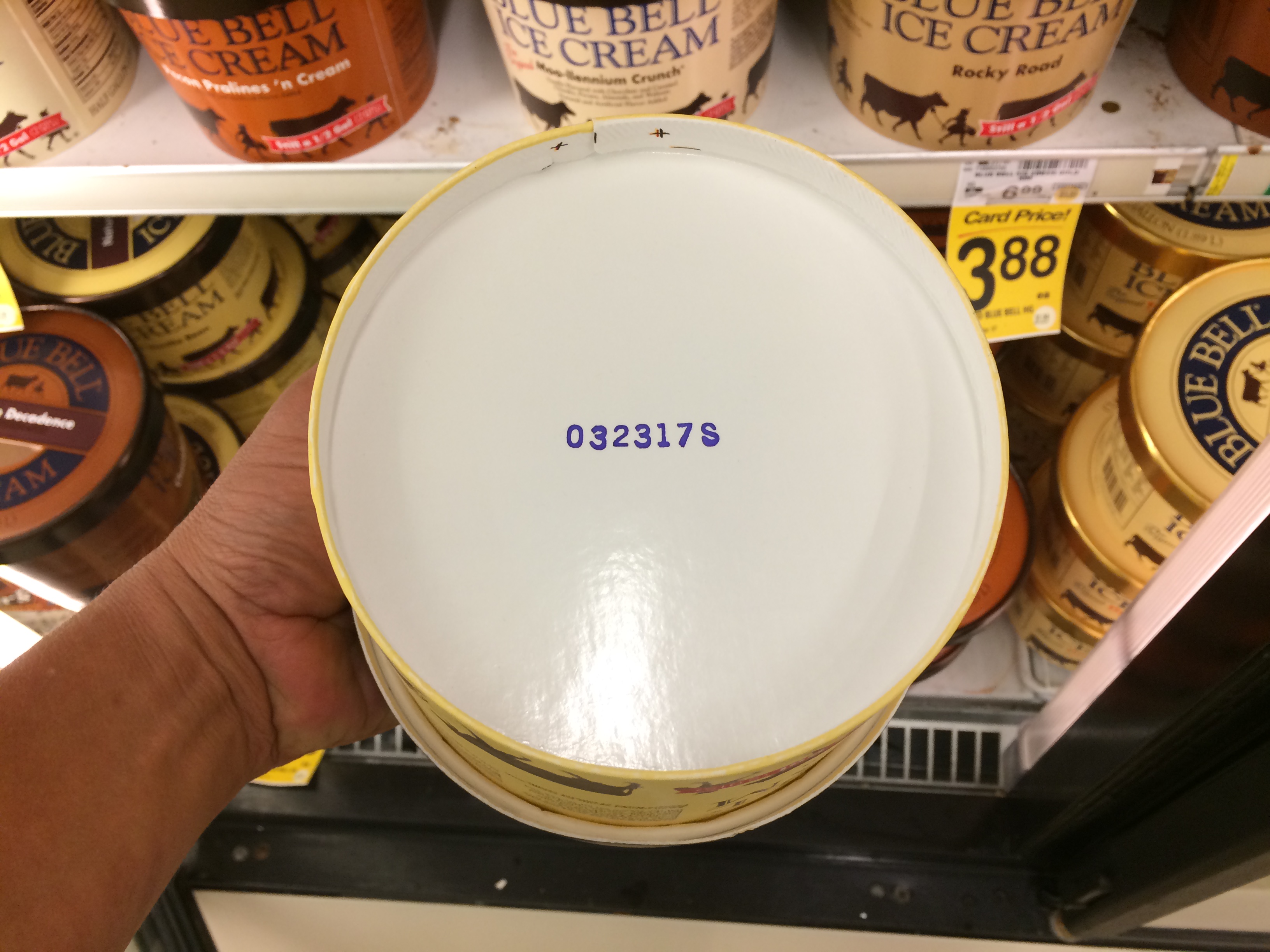Blue Bell Product Code CDC