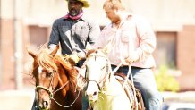 Idris Elba on Horse HughE Dillon
