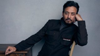 In this Jan. 22, 2018 file photo, actor Irrfan Khan poses for a portrait to promote the film "Puzzle" during the Sundance Film Festival in Park City, Utah.