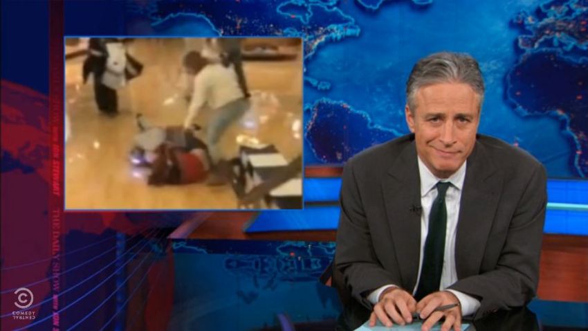 Jon Stewart Stun Gun Fight