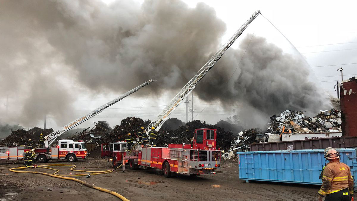 Junkyard Fire Leads To Big Delays For Amtrak In Philadelphia, New York 