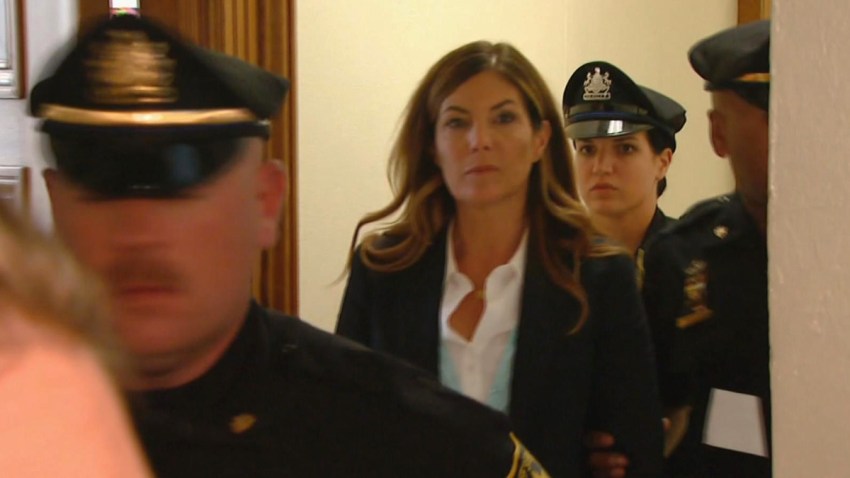 Kathleen Kane Leaving Court NBC10 Cam