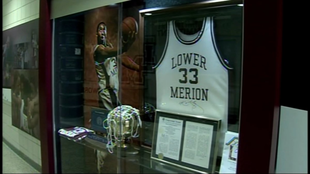 Lower Merion High School honors Kobe Bryant at first home game