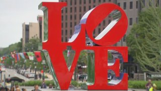 LOVE Park Love Statue