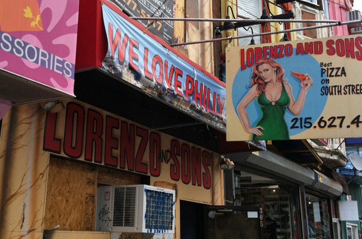 Lorenzos Pizza Sign