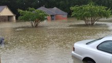 Louisiana Flooding McClarty Front Yard