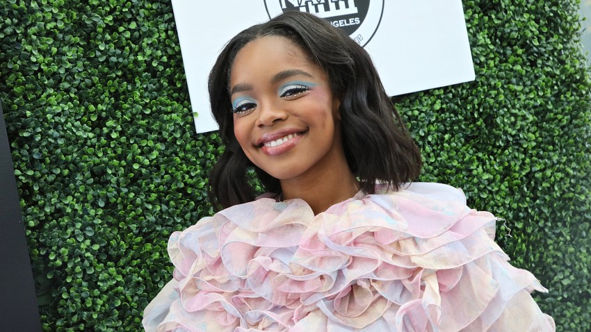 In this March 8, 2020, file photo, actress Marsai Martin attends the 2020 Sisters' Awards at Skirball Cultural Center in Los Angeles, California.