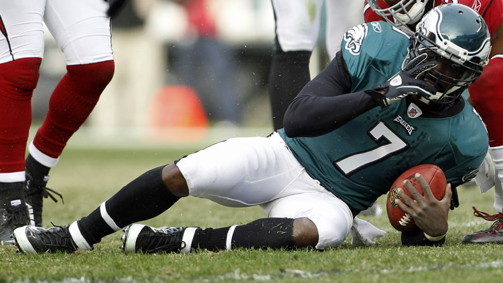 Michael Vick on Ground Cardinals