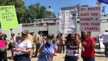 Protesters in Pennsylvania for reopening counties