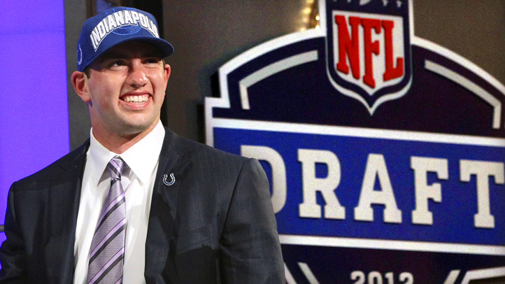 APTOPIX NFL Draft Football