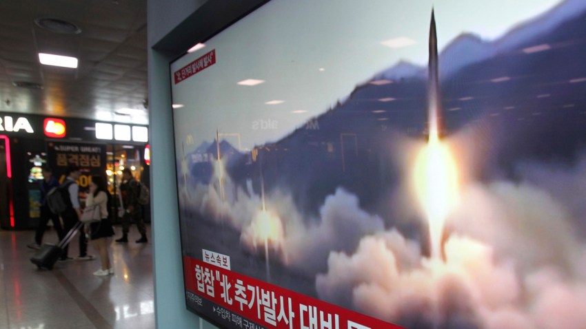 North Korea Projectile