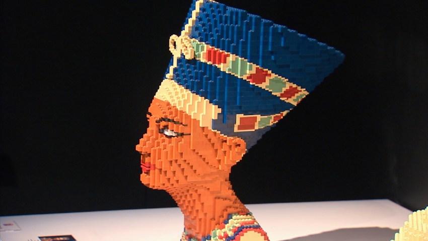 Nefertiti Head Art of Brick