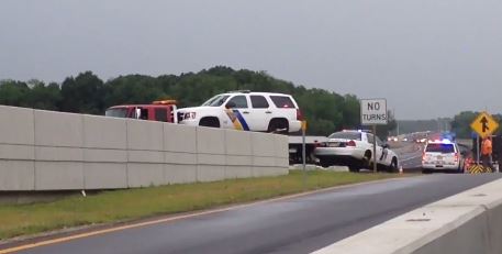 Lightning Strikes 2 New Jersey State Police Cruisers On Garden