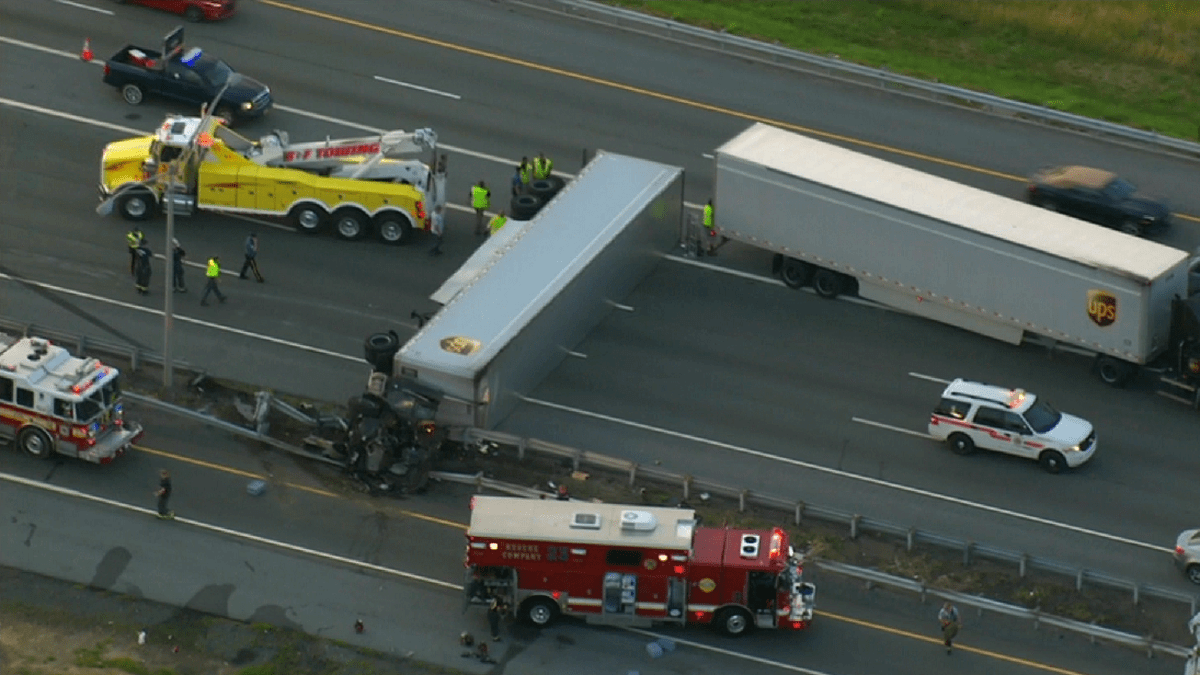 Ups Driver Fell Asleep Behind Wheel Flipping Tractor Trailer Police Nbc10 Philadelphia 7509