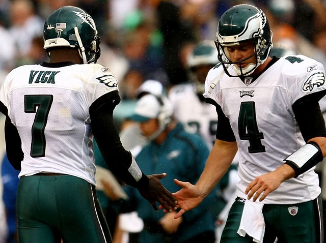 PHI michael vick kevin kolb 092210