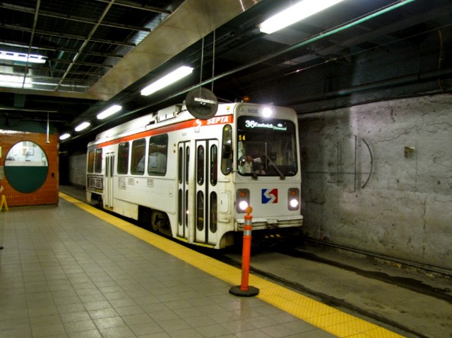 PHI trolley juniper station