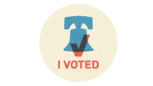 Sticker Finalista I Voted