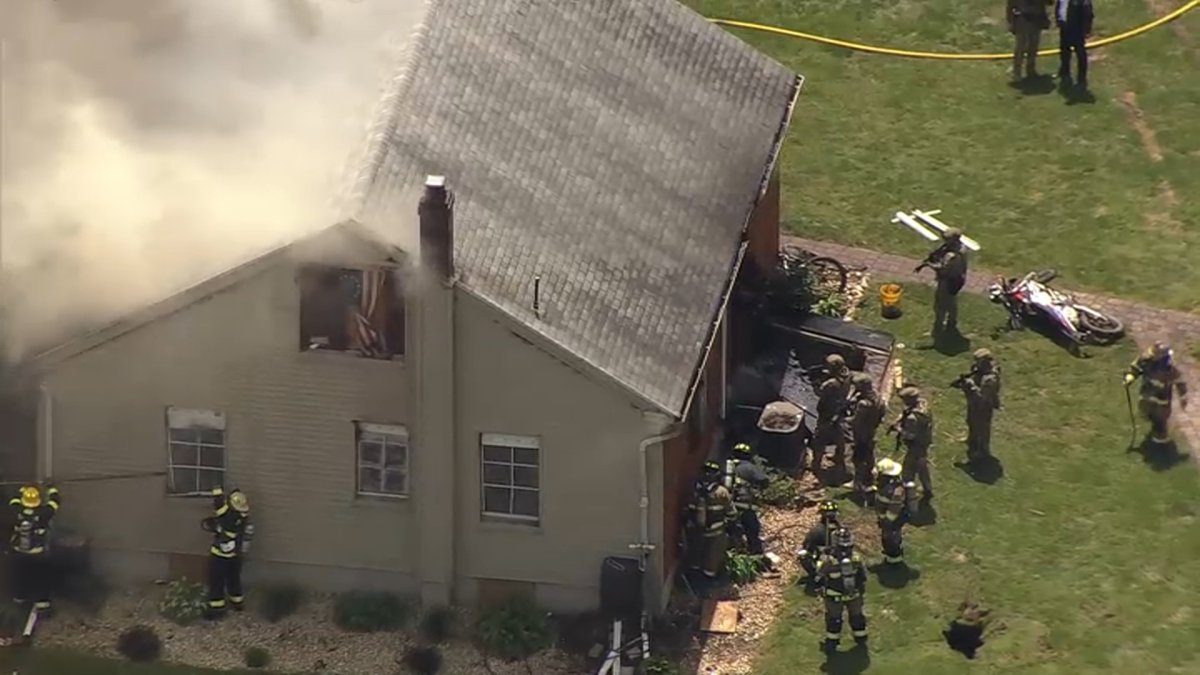 Assault Suspect Found Dead in Bucks County Home After Setting Off