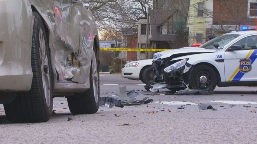 Police Car Crash Ardleigh Germantown