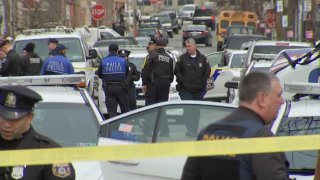 philadelphia police officers on a street