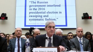 Former Special Counsel Robert Mueller testifies before a House Judiciary Committee hearing about his report on Russian interference in the 2016 presidential election in the Rayburn House Office Building, July 24, 2019, in Washington.