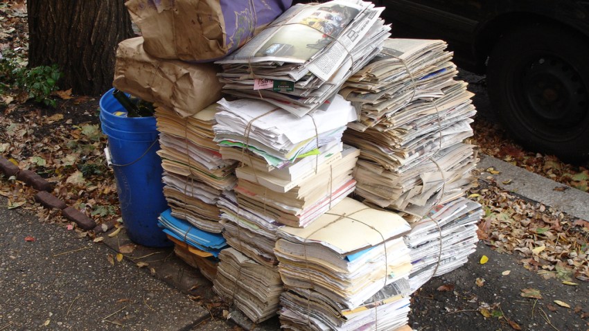 Recycling curbside