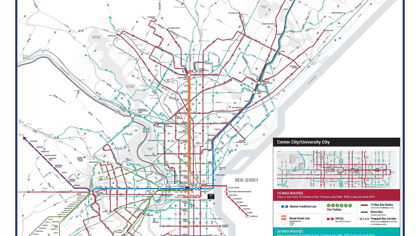 SEPTA Introduces New Transit Map That Includes Bus Routes; Prepares for ...