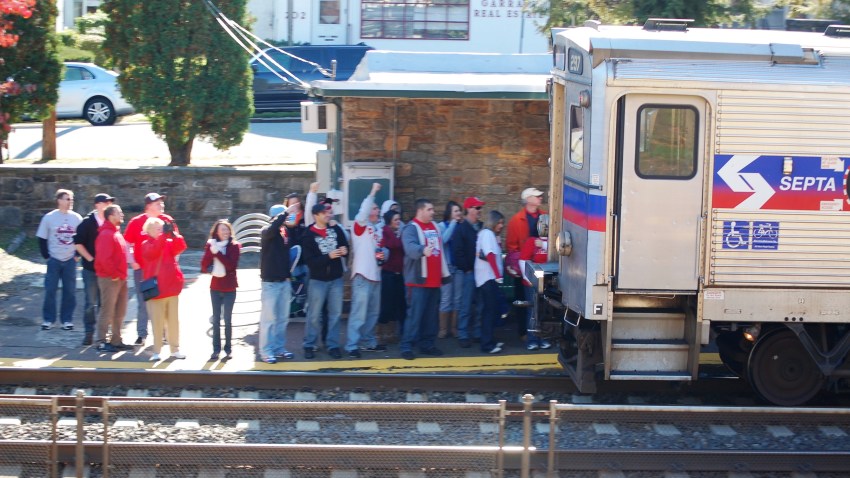 SEPTA Station packed