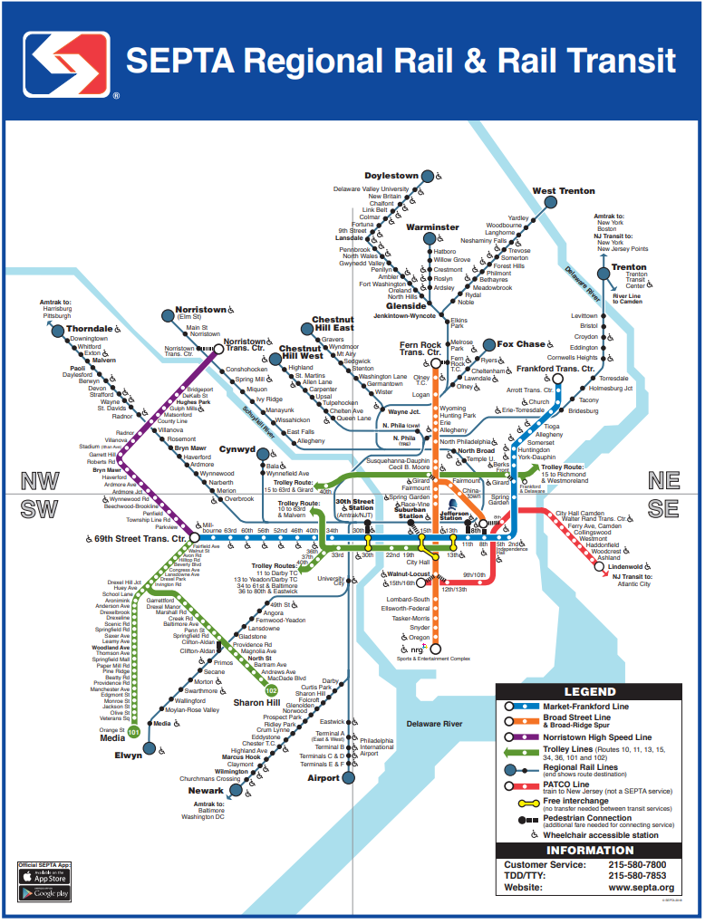 SEPTA Introduces New Transit Map That Includes Bus Routes Prepares For   SEPTA Real Map.PNG